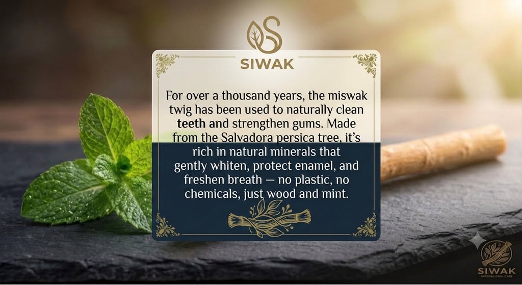 Miswak Sticks- 100% Natural Teeth Cleaning
