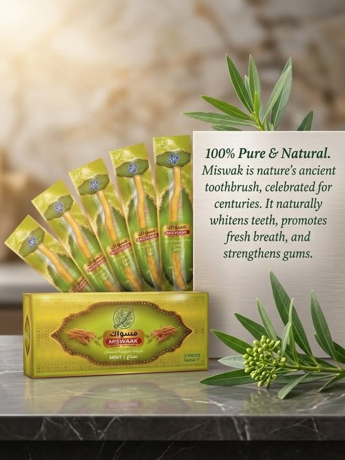 Miswak Sticks- 100% Natural Teeth Cleaning